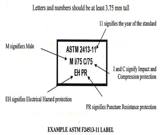 What is ASTM F2413? - MooseLog