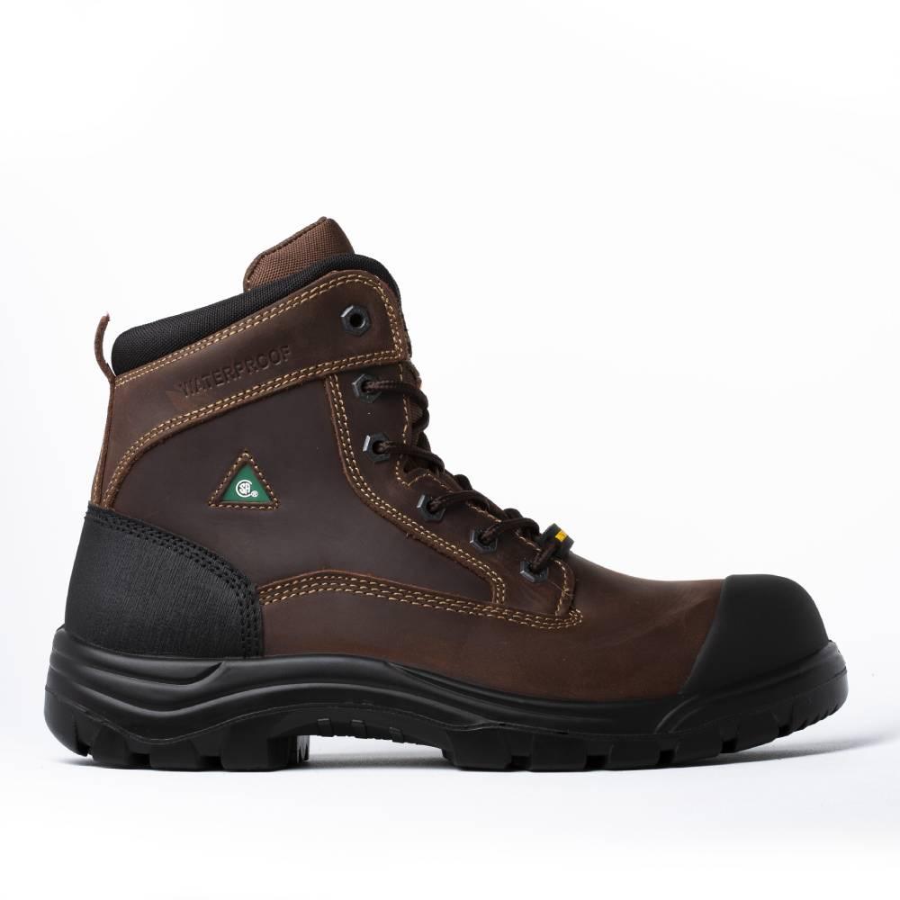 Men's Waterproof Steel Toe Work Boots 7666 - MooseLog