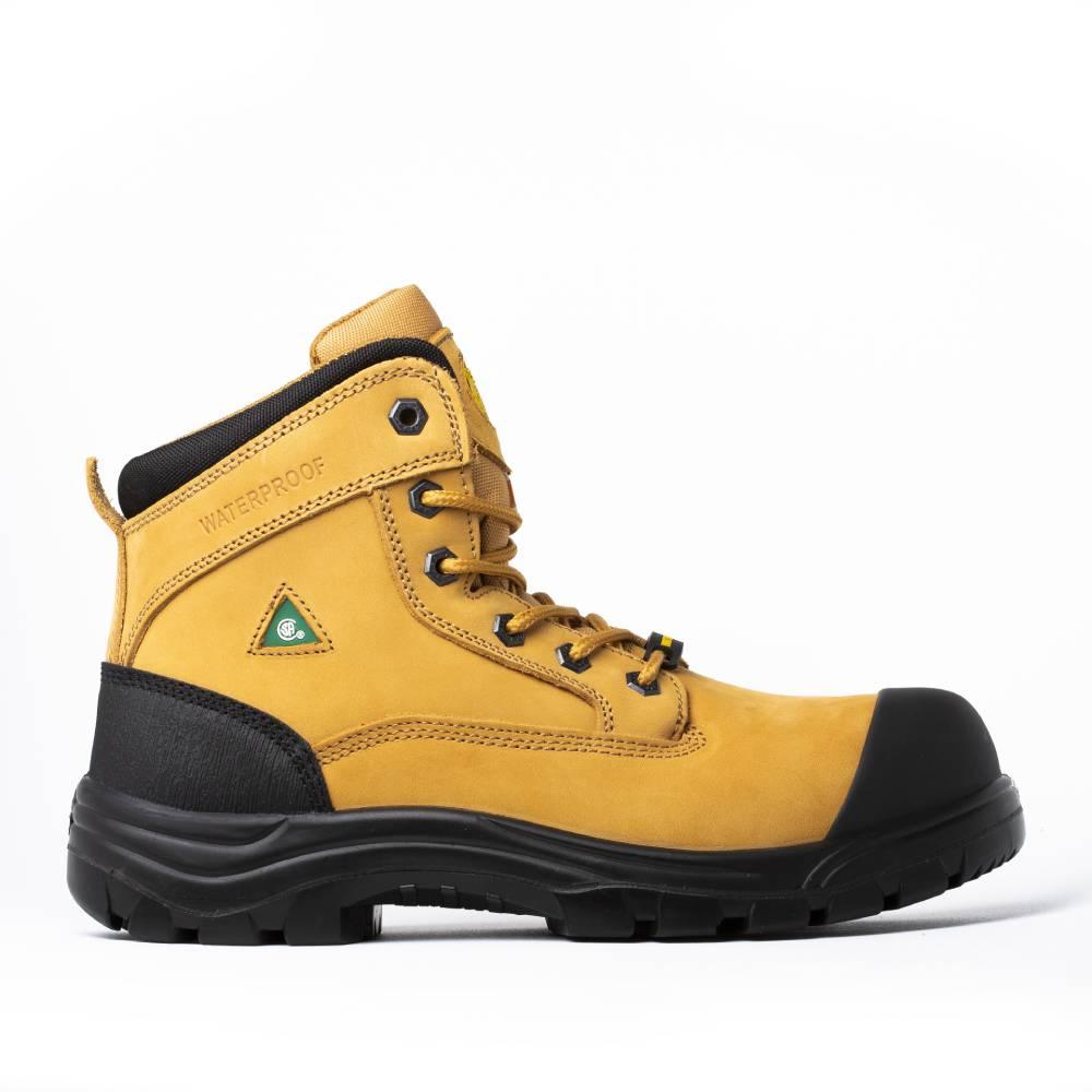 Men's Waterproof Steel Toe Work Boots 7666 - MooseLog